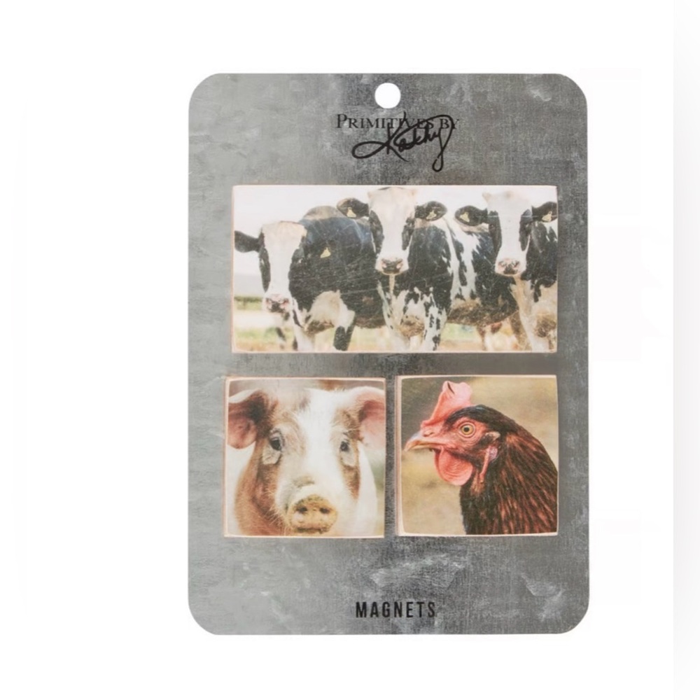 Homestead Farm Animals Magnet Set